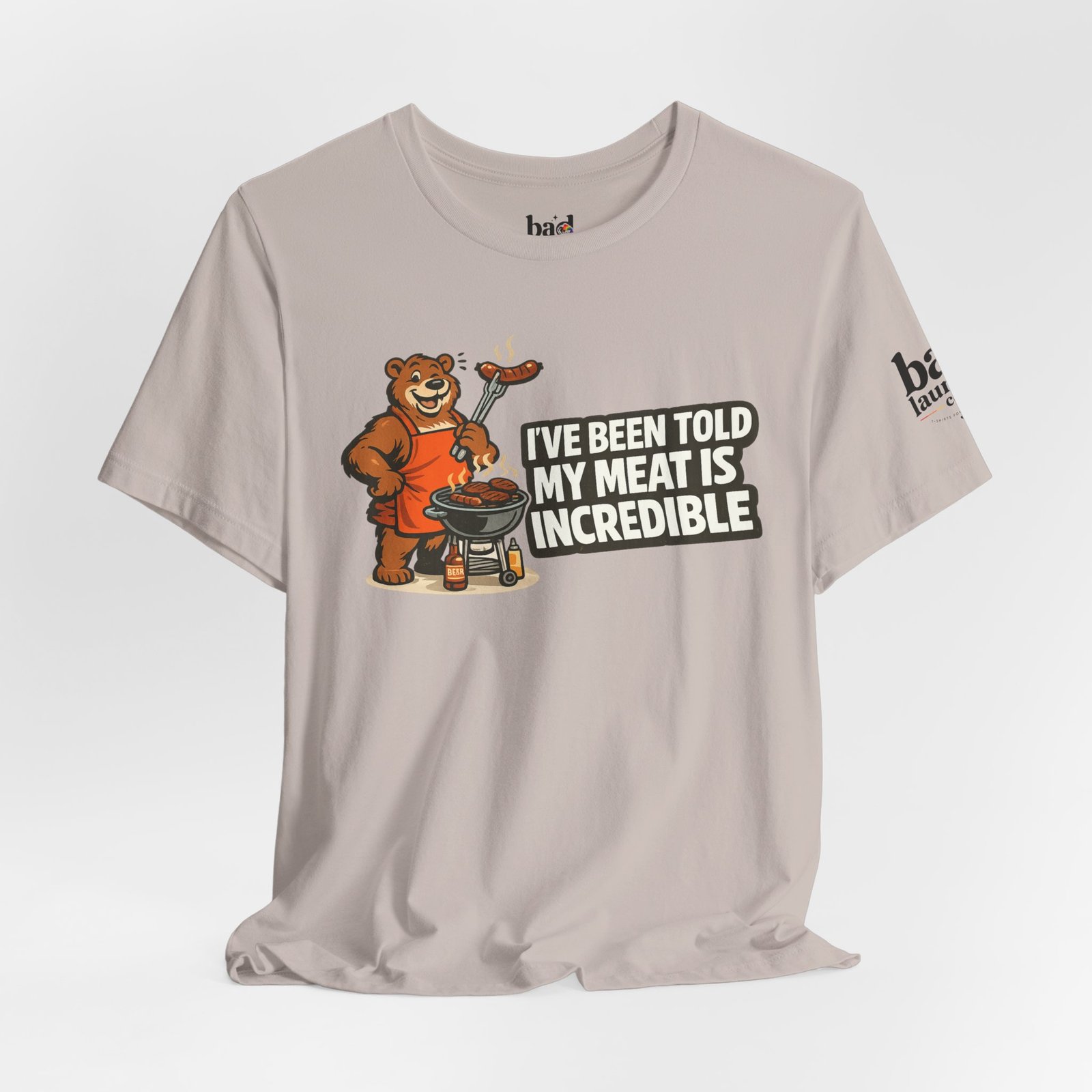 Funny BBQ Bear T-Shirt for Men | I've Been Told My Meat Is Incredible Graphic Tee | Gay Bear Humor Shirt | LGBTQ Pride - Image 30