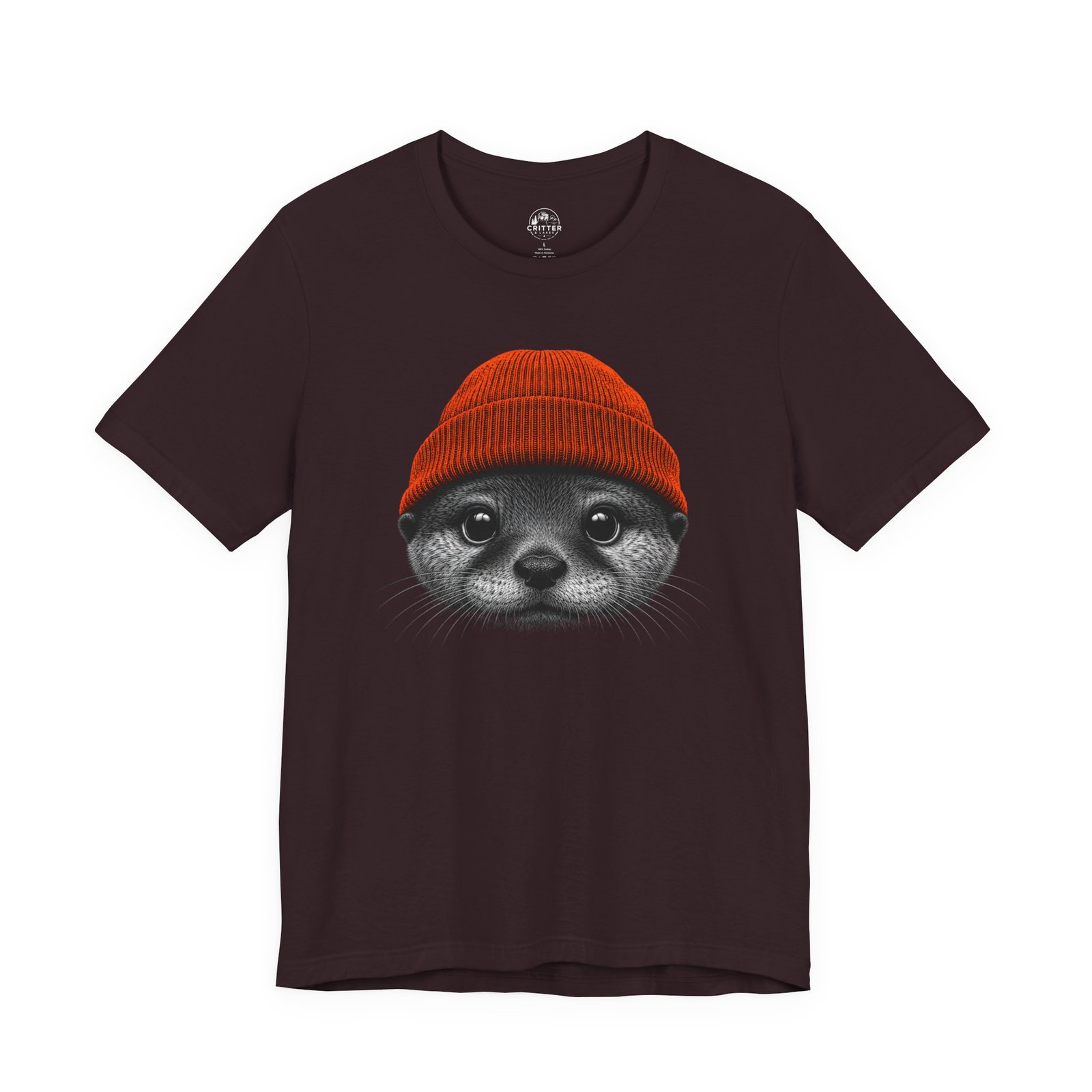 Cute Otter Beanie Shirt - Image 25