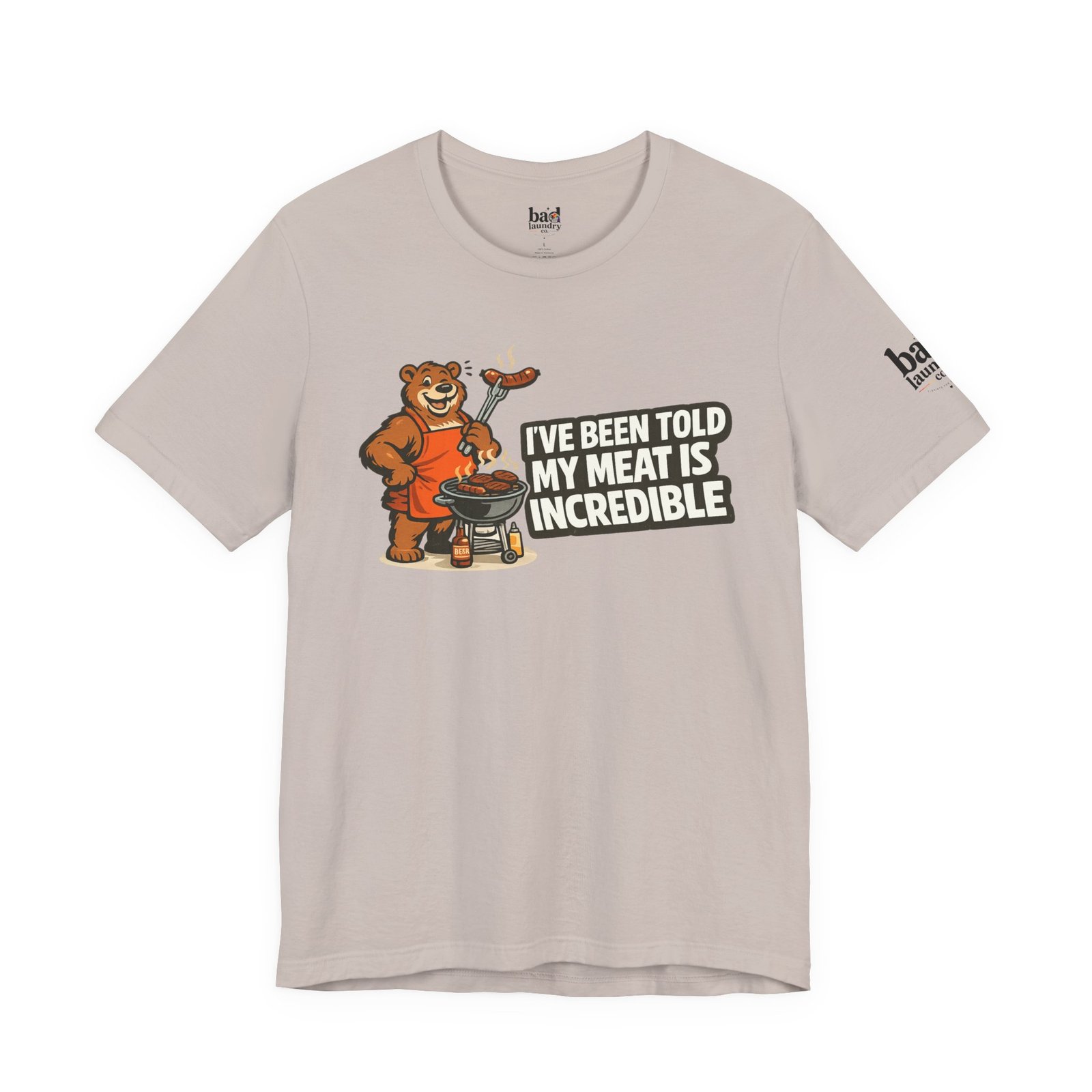 Funny BBQ Bear T-Shirt for Men | I've Been Told My Meat Is Incredible Graphic Tee | Gay Bear Humor Shirt | LGBTQ Pride - Image 28